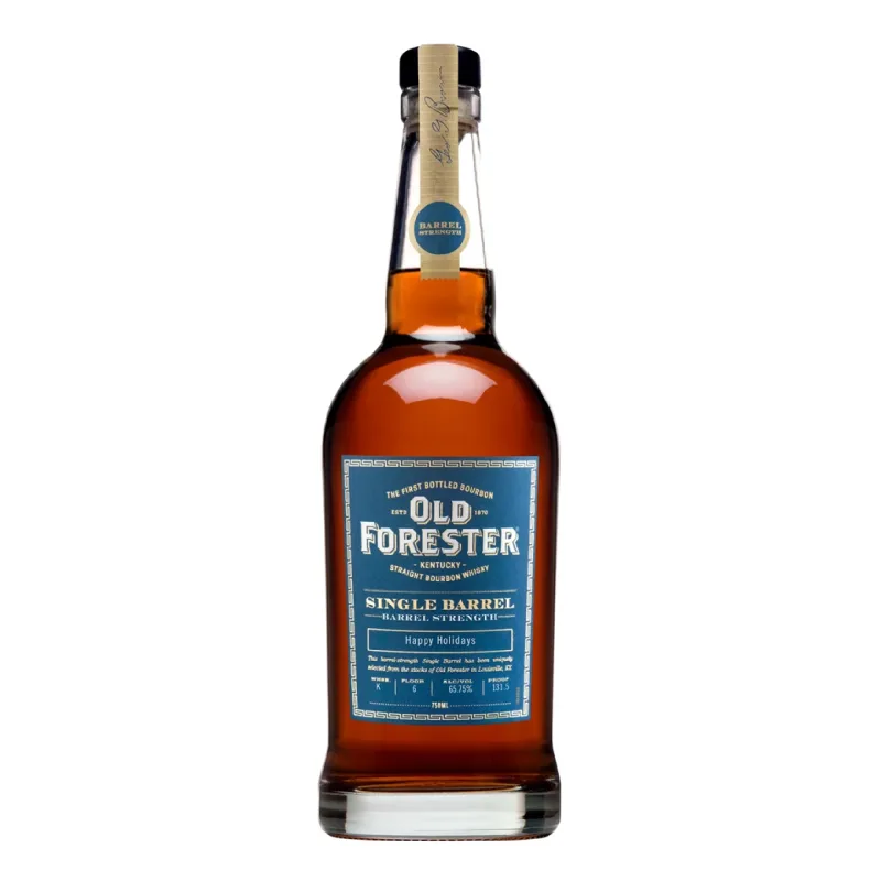 Old Forester – Single Barrel Kentucky Exclusive 'Happy Holidays' Barrel Strength Kentucky Straight Bourbon (75cl, 65.8%)
