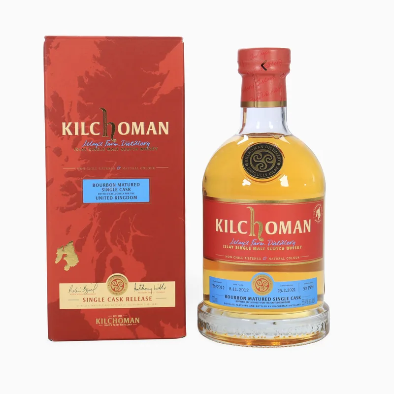 Kilchoman – Bourbon Single Cask (#726) UK Exclusive