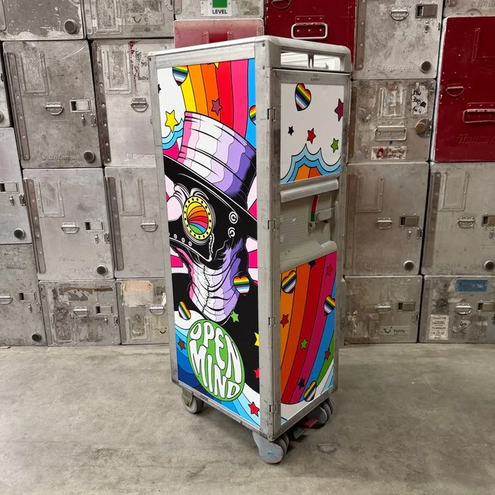 Driessen / Zodiac / Safran - Airline trolley - Half-size airplane trolley, galley cart, airline trolley - 2010-2020 - Aviation Furniture