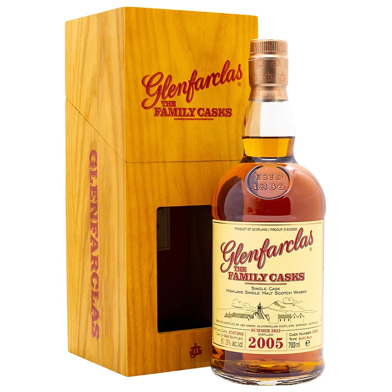 Glenfarclas – Family Casks 2005 Summer 2022 Cask 1030 Single Malt Scotch Whisky (70cl, 61.3%)