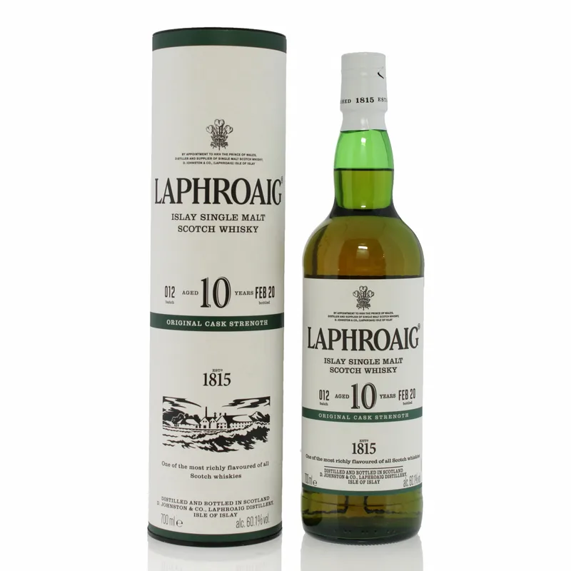 Laphroaig – 10 Year Old Original Cask Strength Batch #12