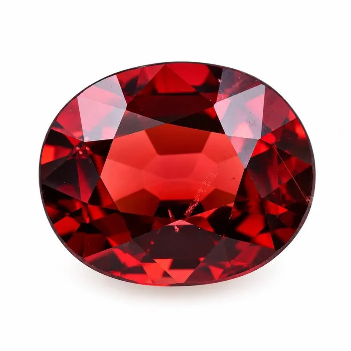 1 pcs Red Garnet - 5.31 ct - International Gemological Institute (IGI)
