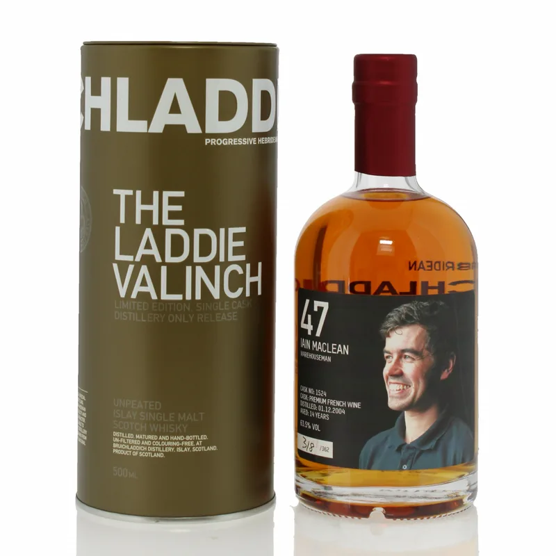 Bruichladdich 2004 14 Year Old Single Cask #1524 Valinch No.47 - Iain MacLean