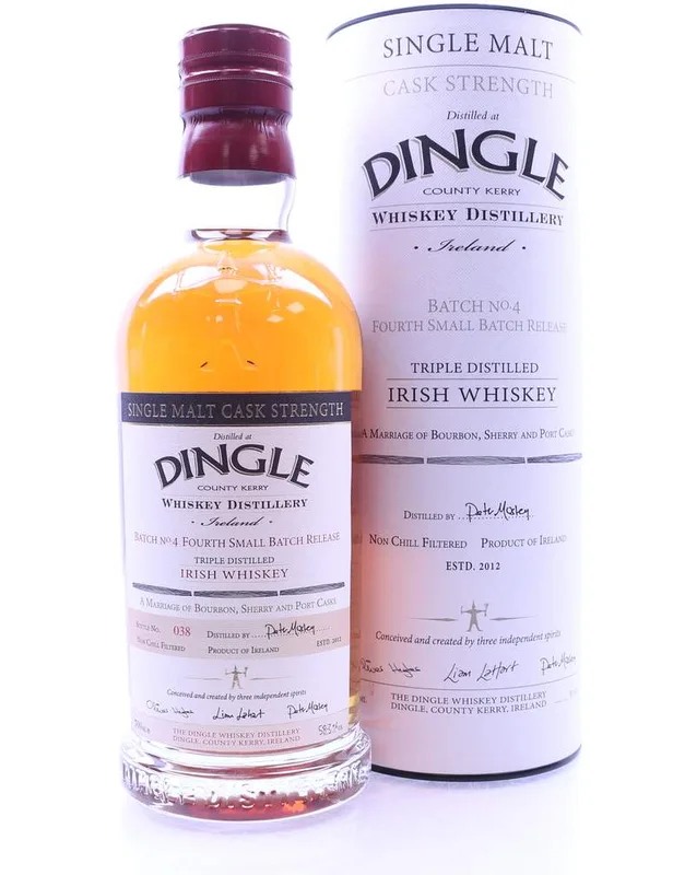 Dingle – Single Malt Cask Strength Batch 4 Bottle No. 38
