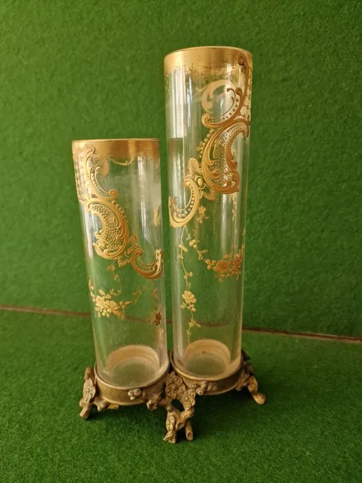 Baccarat - Vase - Crystal, Bronze