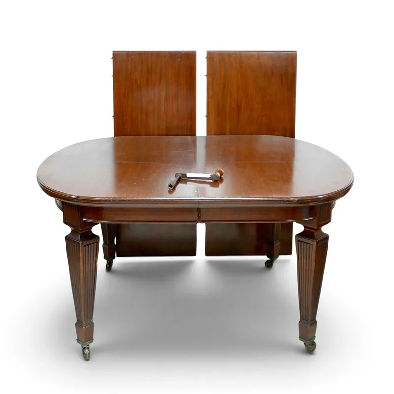 A Late Victorian Mahogany Dining Table