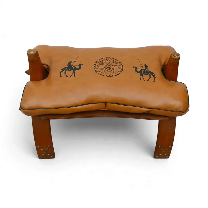 A Modern Camel Saddle Stool