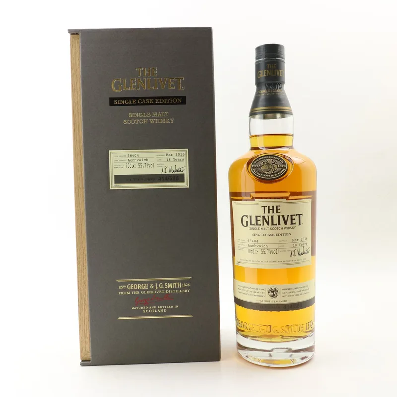 Glenlivet – 18 Year Old Auchvaich Single Cask #96404 (70cl, 55.7%)