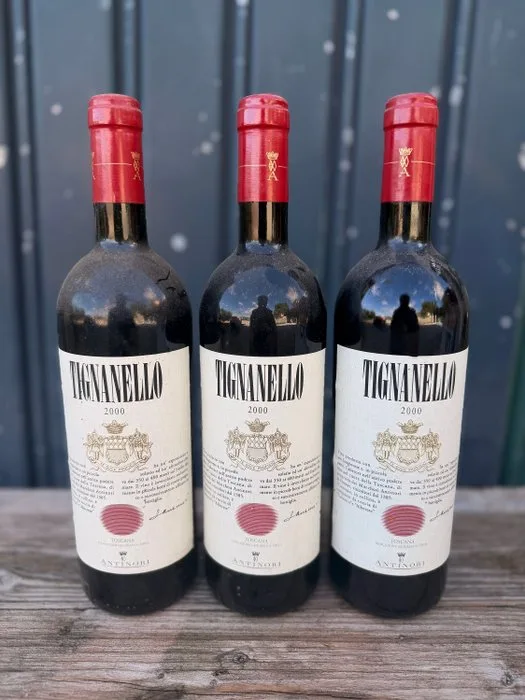 2000 Marchesi Antinori, Tignanello - Tuscany IGT - 3 Bottles (0.75L)