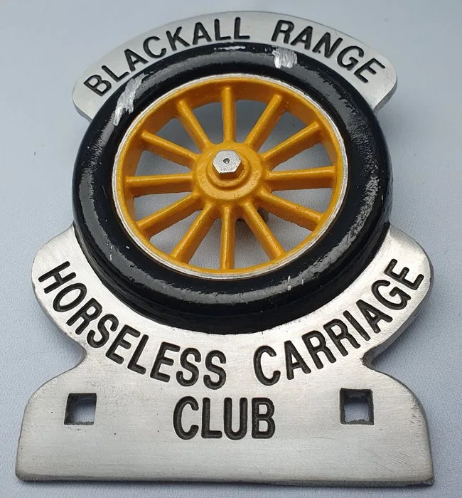 Badge - Grille Badge - BRHCC - Blackall Range Horseless Carriage Club - Australia - 20th - late