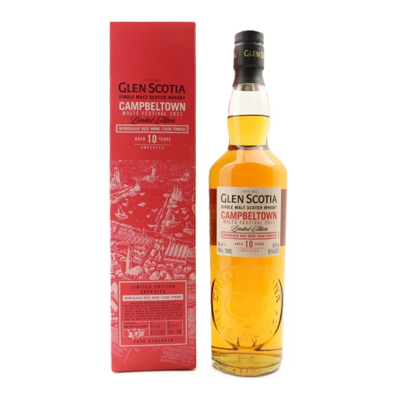 Glen Scotia – 10 Year Old Campbeltown Malts Festival 2021 Cask Strength (70cl, 56.1%)