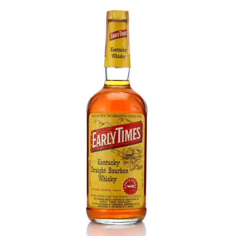 Early Times 4 Year Old Kentucky Straight Bourbon Whisky - Distilled 1973, Bottled 1977 (75cl, 40%)