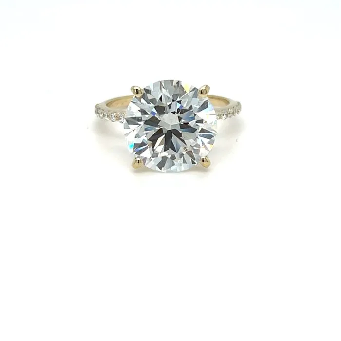 Ring - 14 kt. Yellow gold - 2.04ct. tw. Diamond (Lab-grown) - Diamond