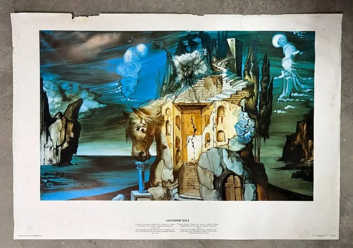 Salvador Dali (1904-1989) - Decorado para el ballet “Tristán loco”, estrenado en el Teatro Metropolitano de Nueva York, Compañía
