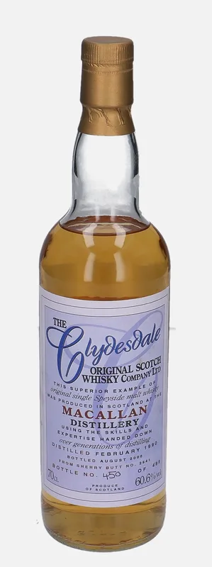 Macallan – 1990 The Clydesdale Original Scotch Whisky Co.