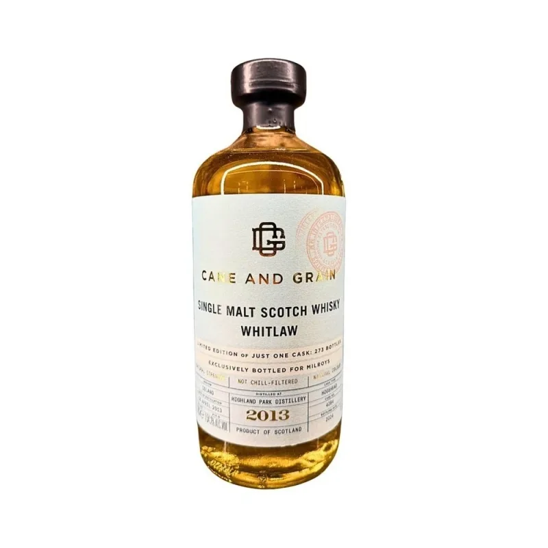 Whitlaw 10 Year Old Cane and Grain Hogshead (70cl, 54.2%)