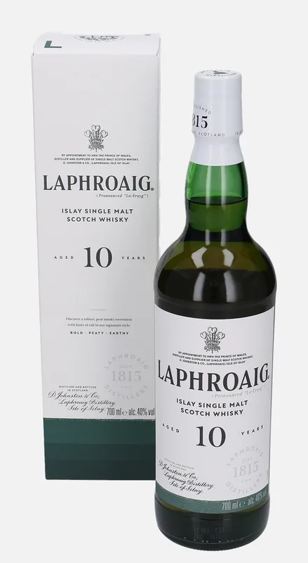 Laphroaig – 10 Year Old (70cl, 40%)