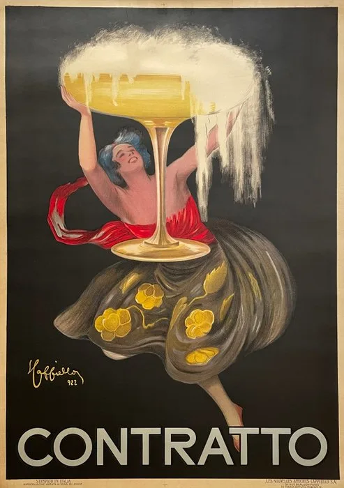 Leonetto Cappiello - CONTRATTO - 1920s