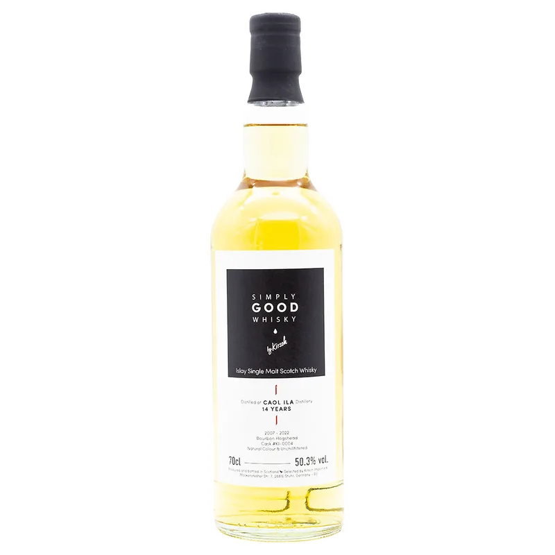 Simply Good Whisky Caol Ila 14 Year Old 2007/2022 Cask KI-0004 (70cl, 50.3%)