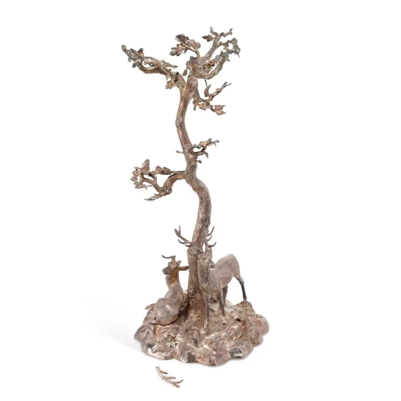 A Silver-Plated Table Centrepiece in the manner of Elkington & Co., early 20th Century
