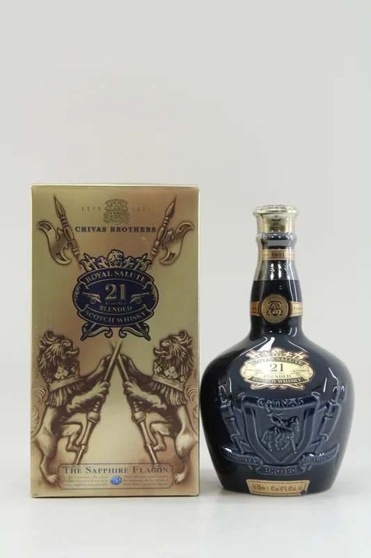 Chivas Royal Salute - 21 Years Old - Sapphire Flagon
