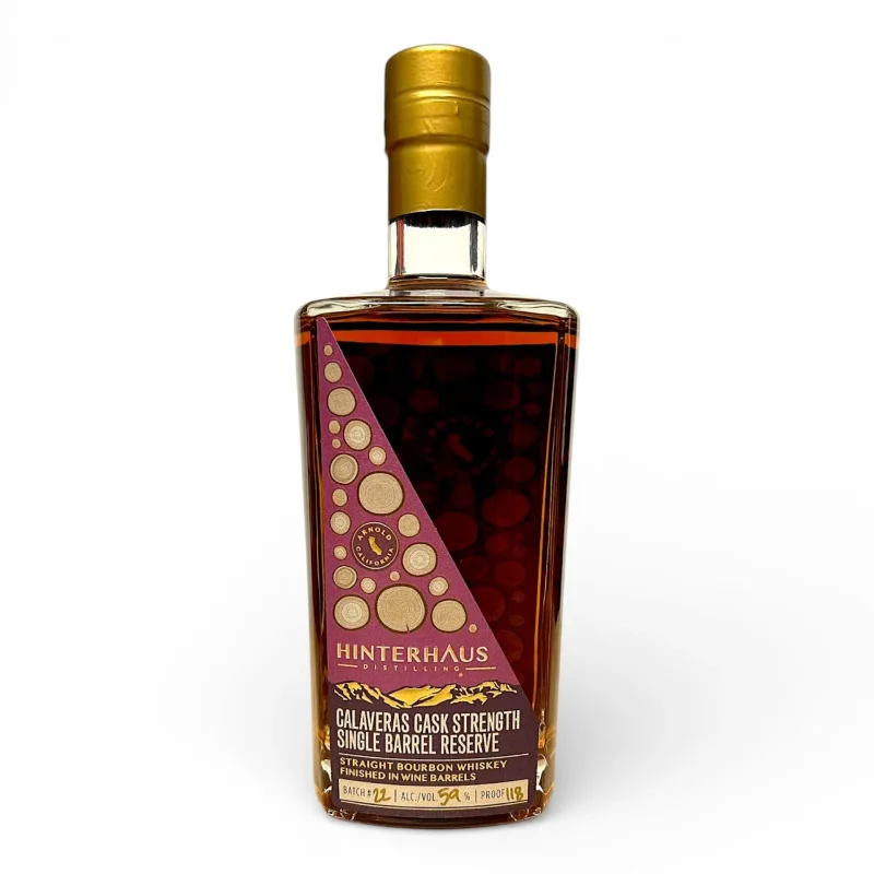 Hinterhaus – Calaveras Single Barrel Reserve Cask Strength California Bourbon (2025) (75cl, 59%)