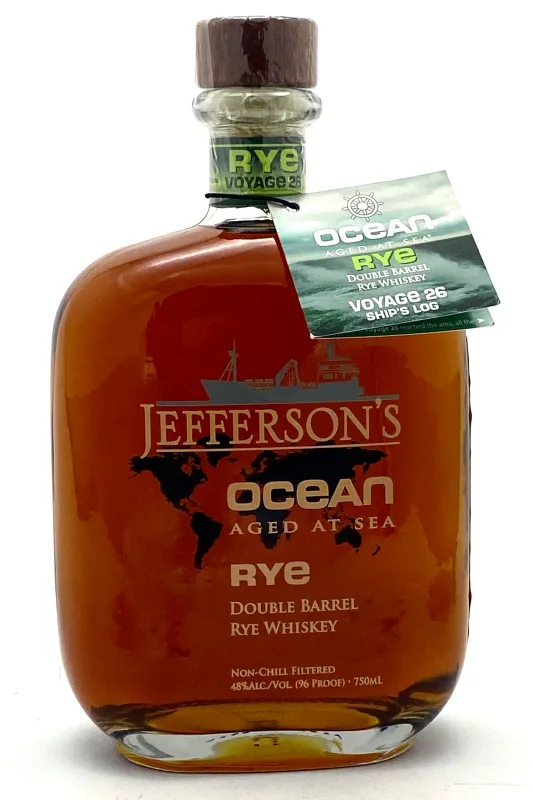 Jefferson's Ocean Aged at Sea Voyage #26 Double Barrel Rye Whiskey (75cl, 48%)