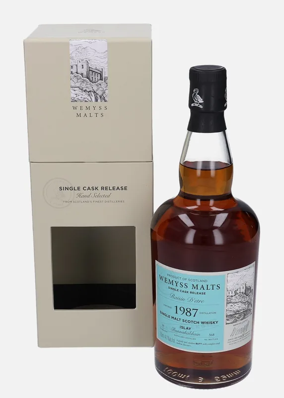 Bunnahabhain – Raisin D'etre 1987 31 Year Old Wemyss Vintage Malts Wemyss Malts