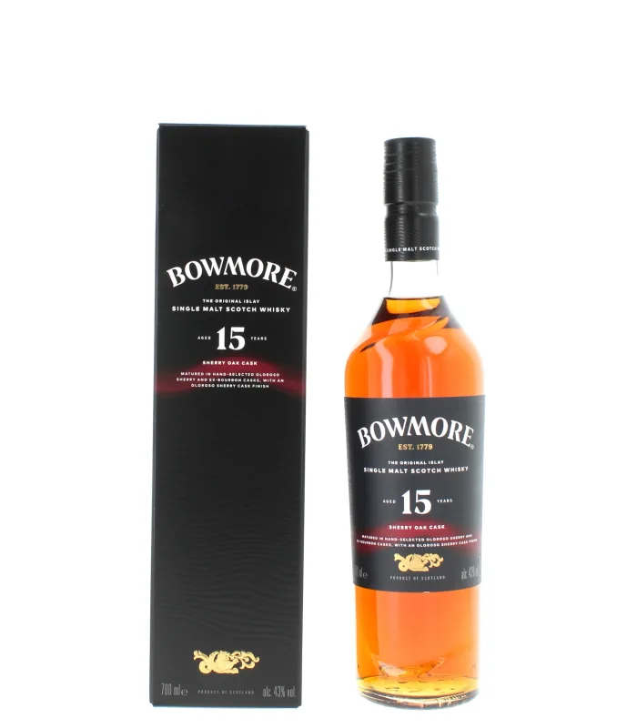 Bowmore – 15 Year Old Sherry Oak Islay Single Malt Scotch Whisky