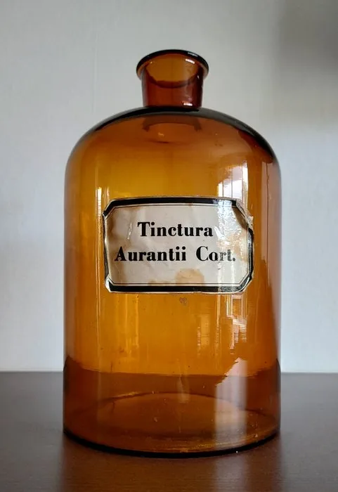 Pharmacy jar - Glass - Antique apothecary bottle