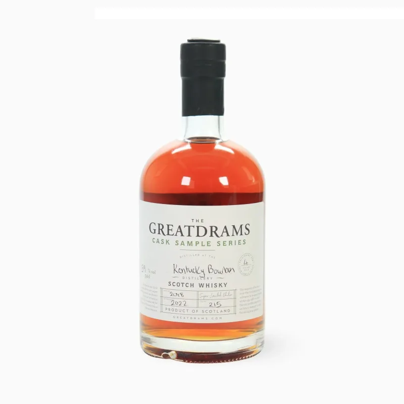 Kentucky Bourbon 4 Year Old 2018 Greatdrams Cask Sample Series #115 (2022) (70cl, 59%)