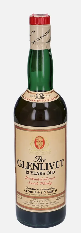 Glenlivet – 12 Year Old (75cl, 43%)