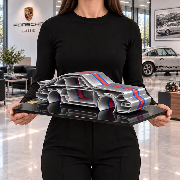 Porsche 911 930 Turbo "Martini Racing" - 1/12 Scale - XXL Car Sculpture - 01/30 PCS - New Item - Legends Cars - By Automobilia Art - Art Sculpture - Porsche 911 930 Turbo - 2026