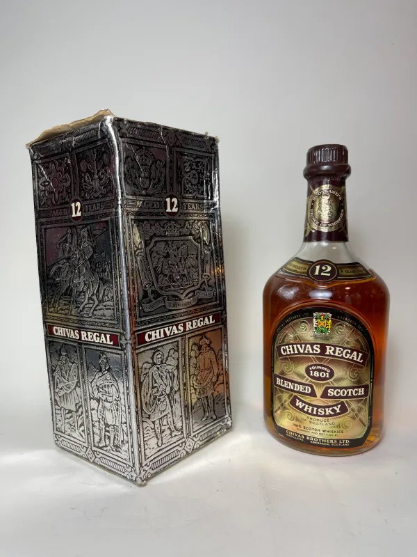 Chivas Regal 12 Year Old Blended Scotch Whisky 1980s (75cl)
