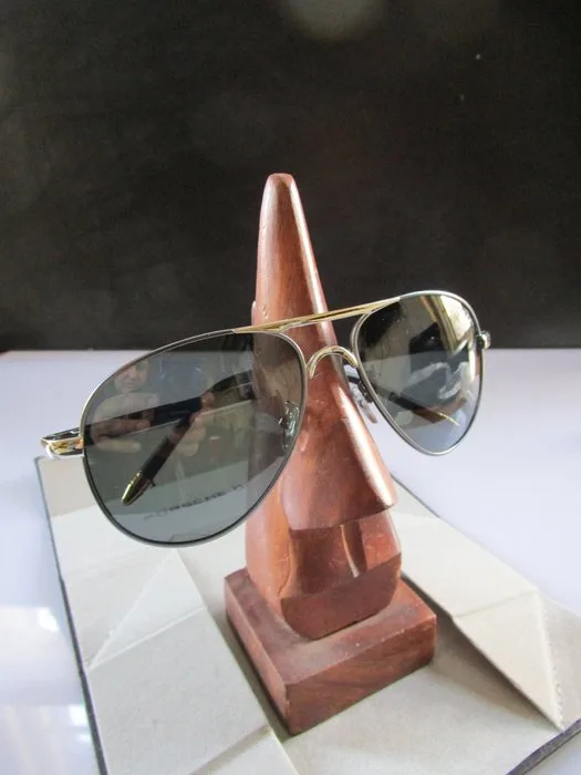 Porsche Design - Pilot - BLACK frame + silver/GRAPHITE accessories - Glasses