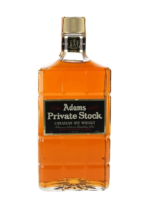 Thomas Adams' Private Stock Blended Canadian Rye Whiskey, Distilled 1965 (71cl)
