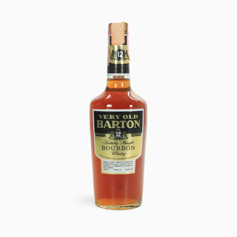 Very Old Barton 12 Year Old Kentucky Straight Bourbon Whiskey - Distilled 1969 / Bottled 1981
