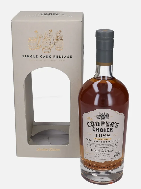 Bunnahabhain – 1988 28 Year Old The Vintage Malt Whisky Co. The Cooper’s Choice