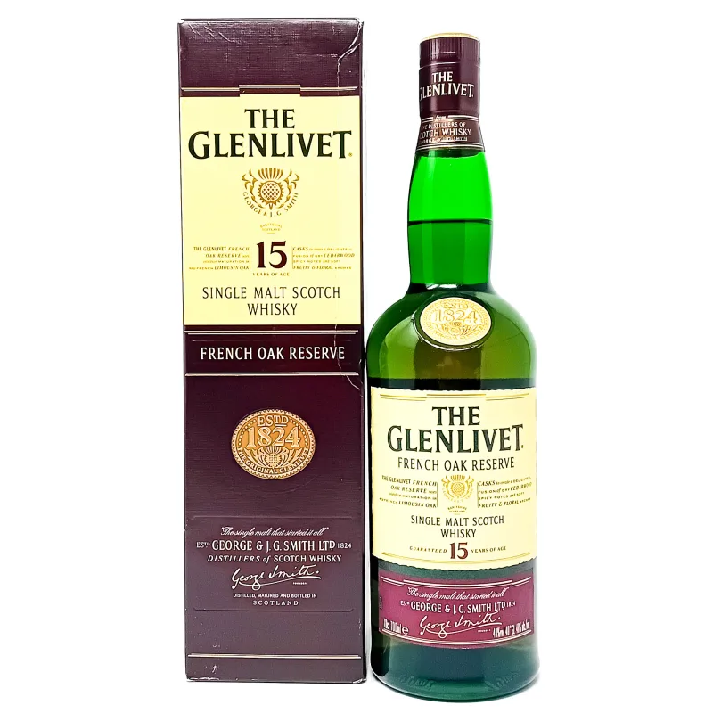 Glenlivet – 15 Year Old French Oak Reserve (70cl, 40%)
