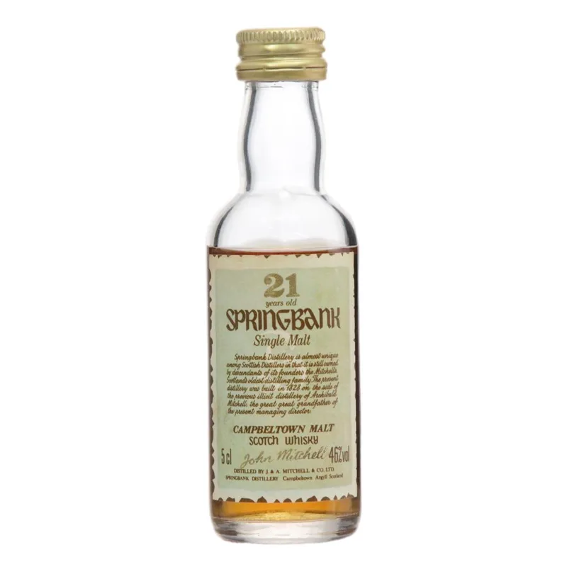 Springbank – 21 Year Old - John Mitchell Miniature