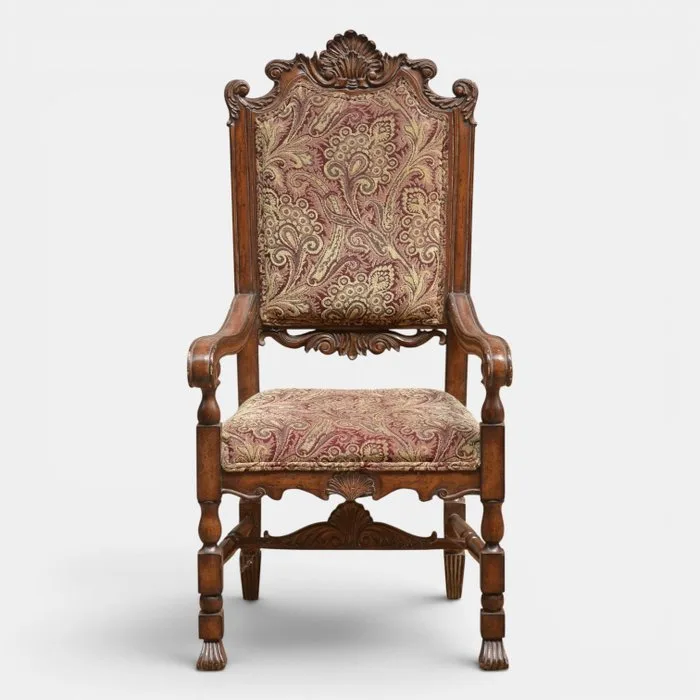 Chair - Wood, Textile - Armchair