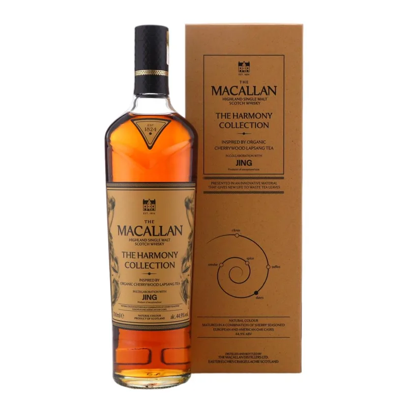 Macallan – x JING The Harmony Collection - Inspired by Organic Cherrywood Lapsang Tea (70cl, 44.90%)