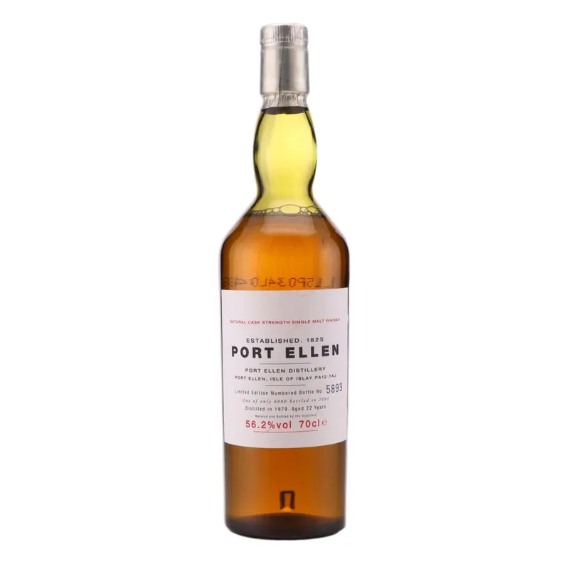 Port Ellen – 1979 Natural Cask Strength 22 Year Old - 1st Release (70cl, 56.20%)