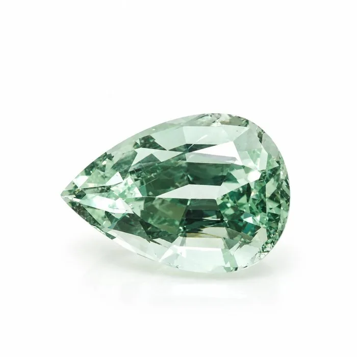 1 pcs Green Beryl - 4.80 ct - International Colored Gemstone Association (ICA GemLab) - Unheated Mint Green Fine