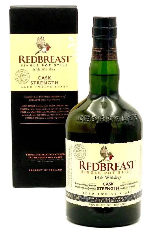 Redbreast 12 Year Old Cask Strength Irish Whiskey (57.6%)