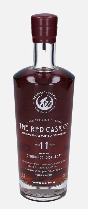 Benrinnes – 2010 11 Year Old The Red Cask Company Cask Strength Series