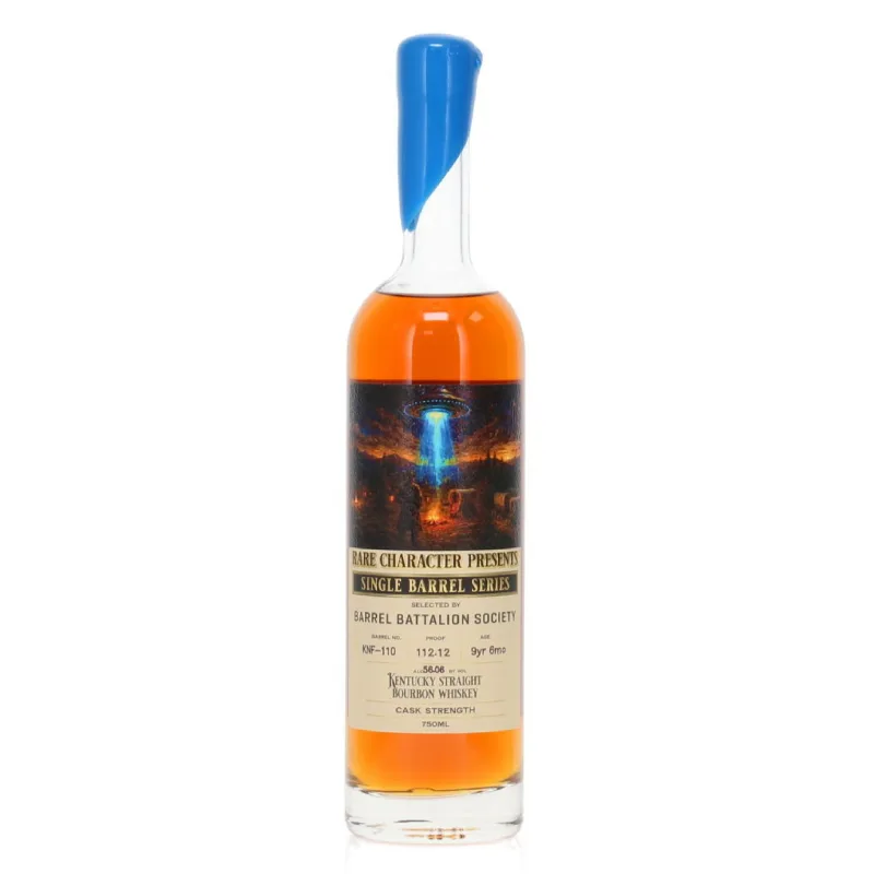 Rare Character 9 Year Old Single Barrel Series KNF-110 Barrel Battalion Society Exclusive Kentucky Straight Bourbon Whiskey (2026)