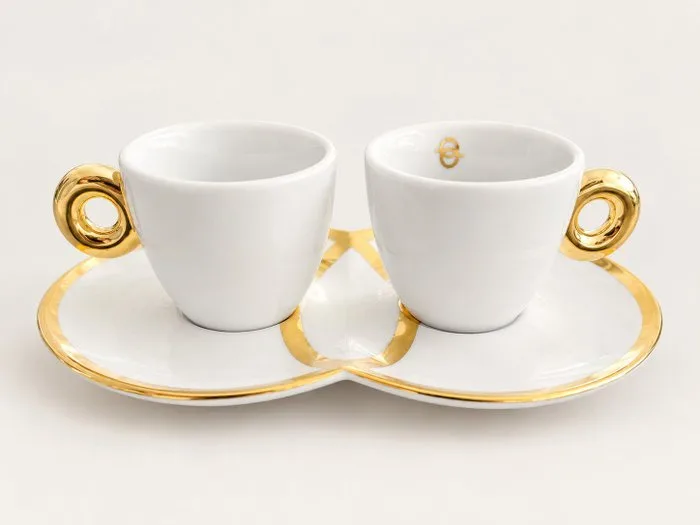 IPA Industria Porcellane S.p.A. - Ernesto Illy - Coffee set - Tazza Espresso Fondazione Ernesto Illy - Porcelain