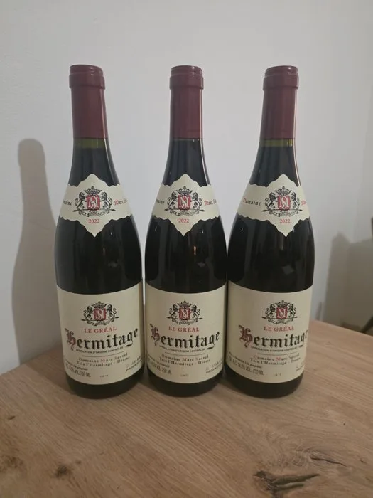 2022 Domaine Marc Sorrel, Le Gréal Hermitage - Hermitage - 3 Bottles (0.75L)
