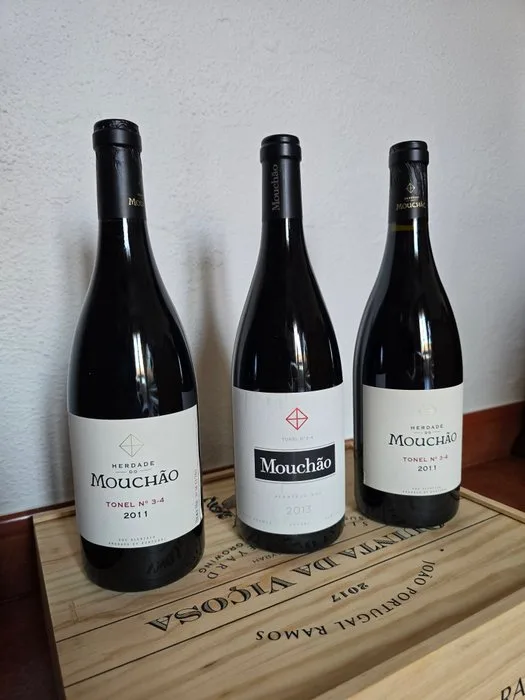 2011 Herdade do Mouchão, Tonel Nº 3-4 (2x) & 2013 Mouchão - Alentejo DOC - 3 Bottles (0.75L)